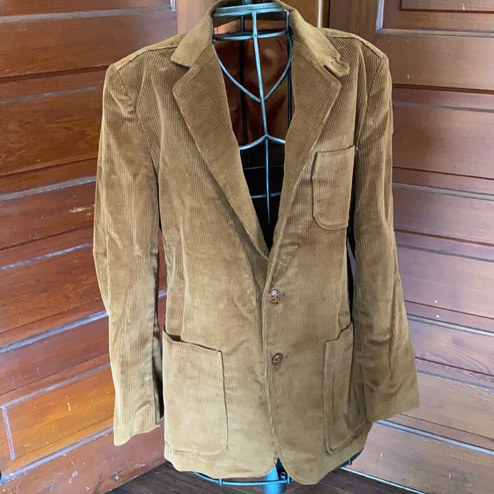 Vintage Men’s Brown Corduroy 38 Reg Blazer
